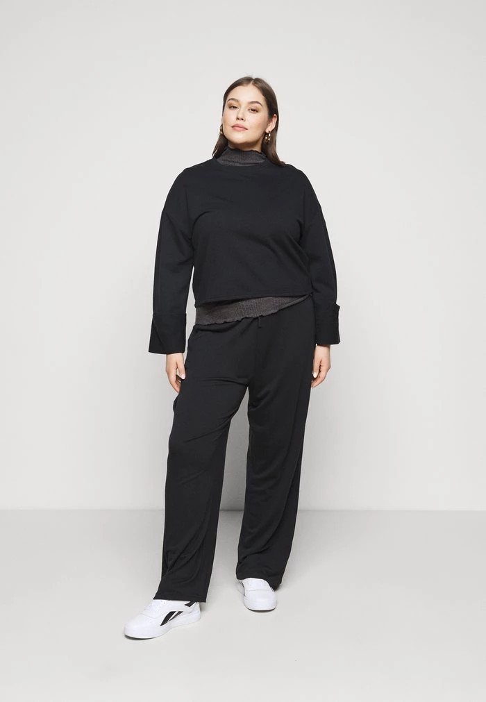 Pantalons ANNA FIELD Anna Field Wide Fit Joggers Noir Femme | SBT-2825025